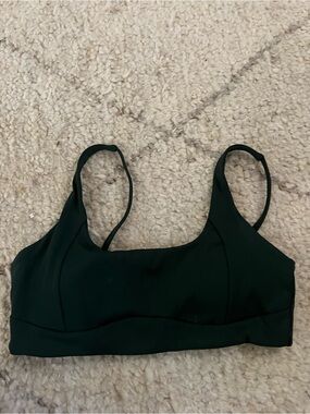 PAVOI Forest Green Corset Sports Bra - Medium